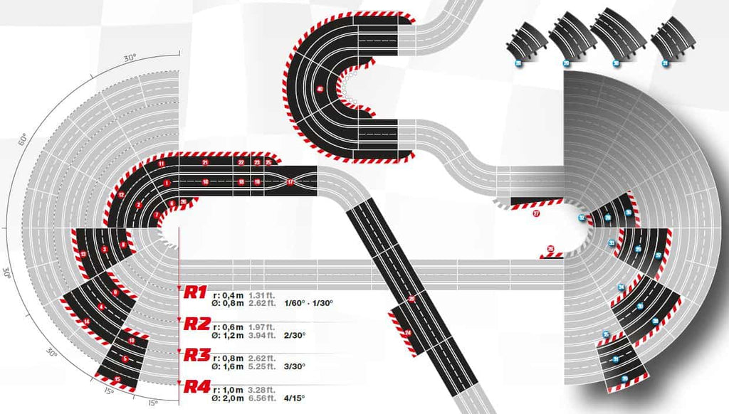 Scalextric sales track parts