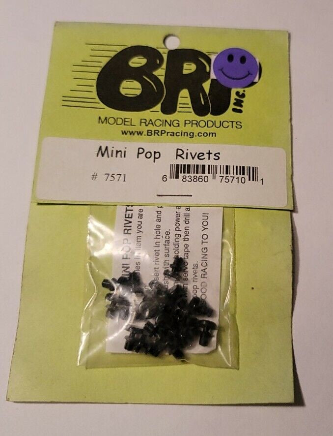 Buds Racing Products Mini Pop Rivets Dirt Oval Vintage Rc Racing (7571)