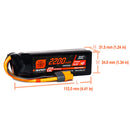 Spektrum 14.8V 2200mAh 4S 30C Smart G2 LiPo Battery: IC3 (spmx224s30)