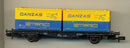 FLEISCHMANN N' Scale DB DANZAS CONTAINER WAGON (8233)