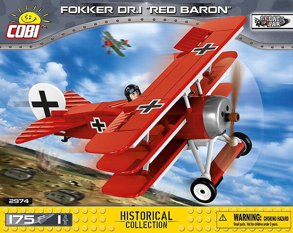 Cobi Fokker Dr.1 Red Baron (2974)