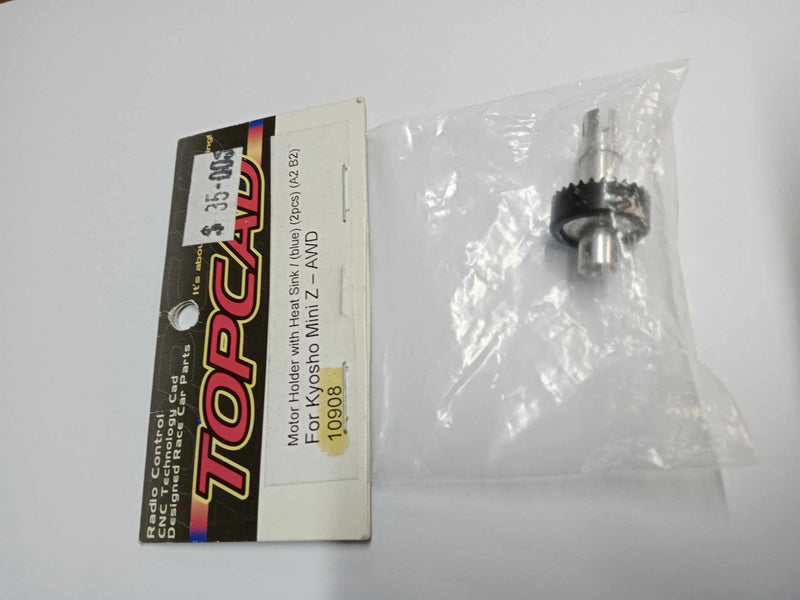 TOPCAD Motor holder with heat sink- 2psc (a2 b2) for kyosho mini z -AWD (10908)