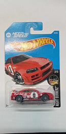 HOT WHEELS NISSAN SKYLINE GT-R (R34) NIGHT BURNERZ 3/1-83/250 (DHP63)