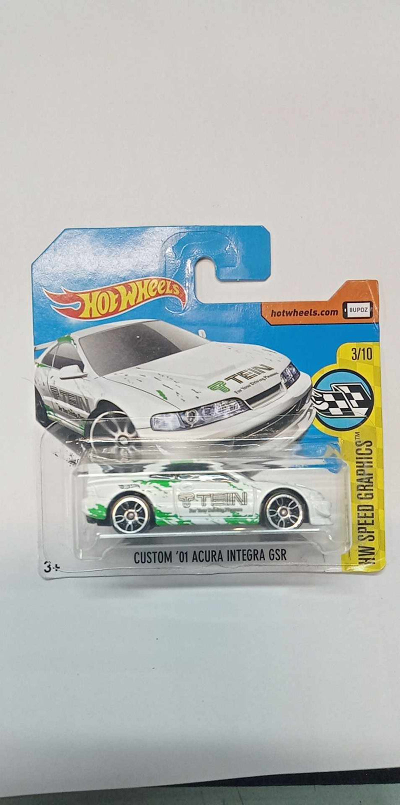 HOT WHEELS CUSTOM 01 ACURA INTEGRA GSR -3/10-31/365 (DTX59)