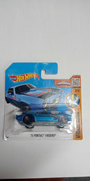 HOT WHEELS '73 PONTIAC FIREBIRD 123/250 - 3/10  MUSCLE MANIA  SHORT CARD (DHR34)