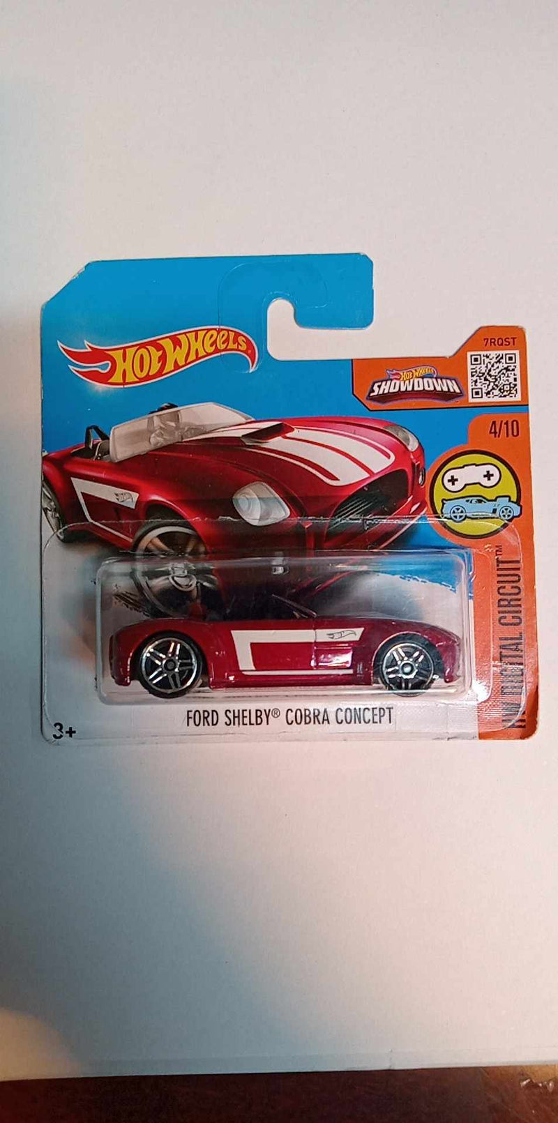 Hot Wheels  2016 HW Digital Circuit 4/10 Ford Shelby Cobra Concept 24/250 (DHX17)