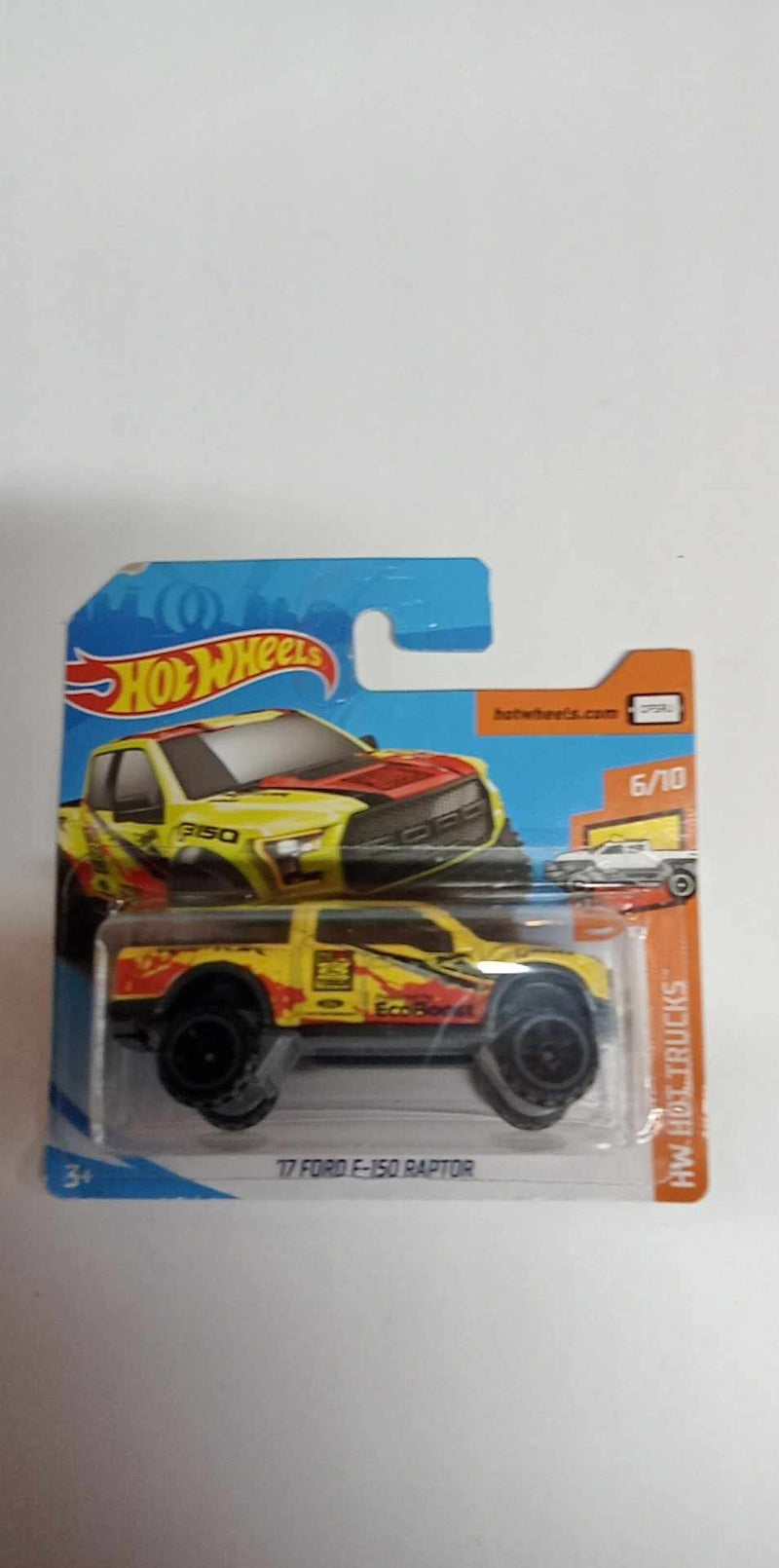 Hot Wheels 2018 HW Hot Trucks 6/10 -2017  Ford F-150 Raptor 175/365 ( FJY53)