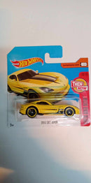 2017 Hot Wheels, 2013 Dodge SRT Viper (#199/365) Then And Now (#10/10) SHORT CARD (DVB07)