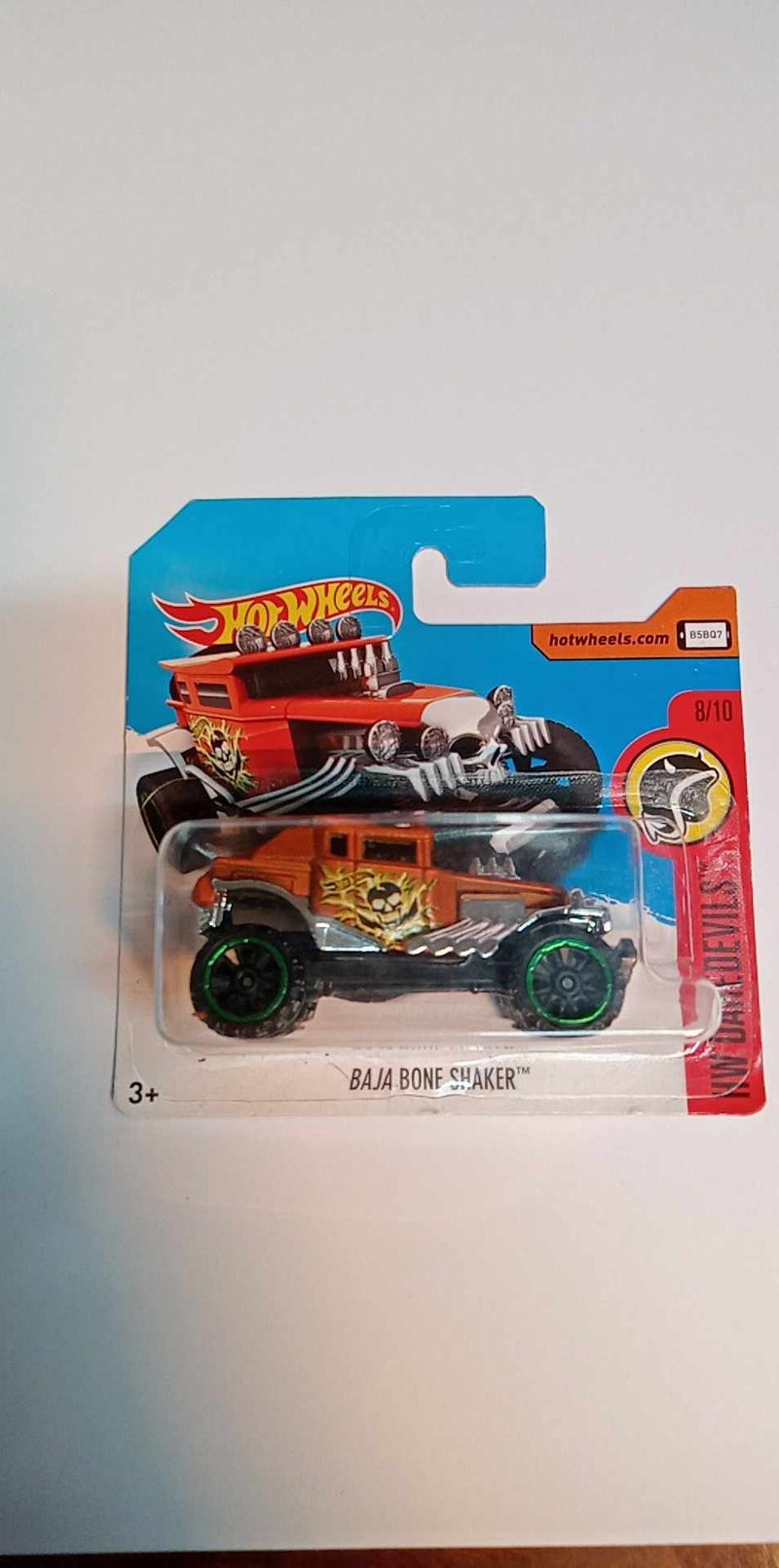 2017 Hot Wheels BAJA BONE SHAKER HW Daredevils-8/10--91/365-SHORT CARD (DTY62)