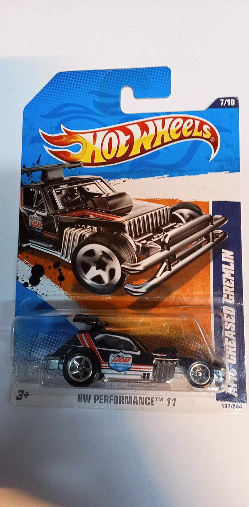 2011 Hot Wheels- HW Performance #137 -AMC Greased Gremlin #7 (V5224)