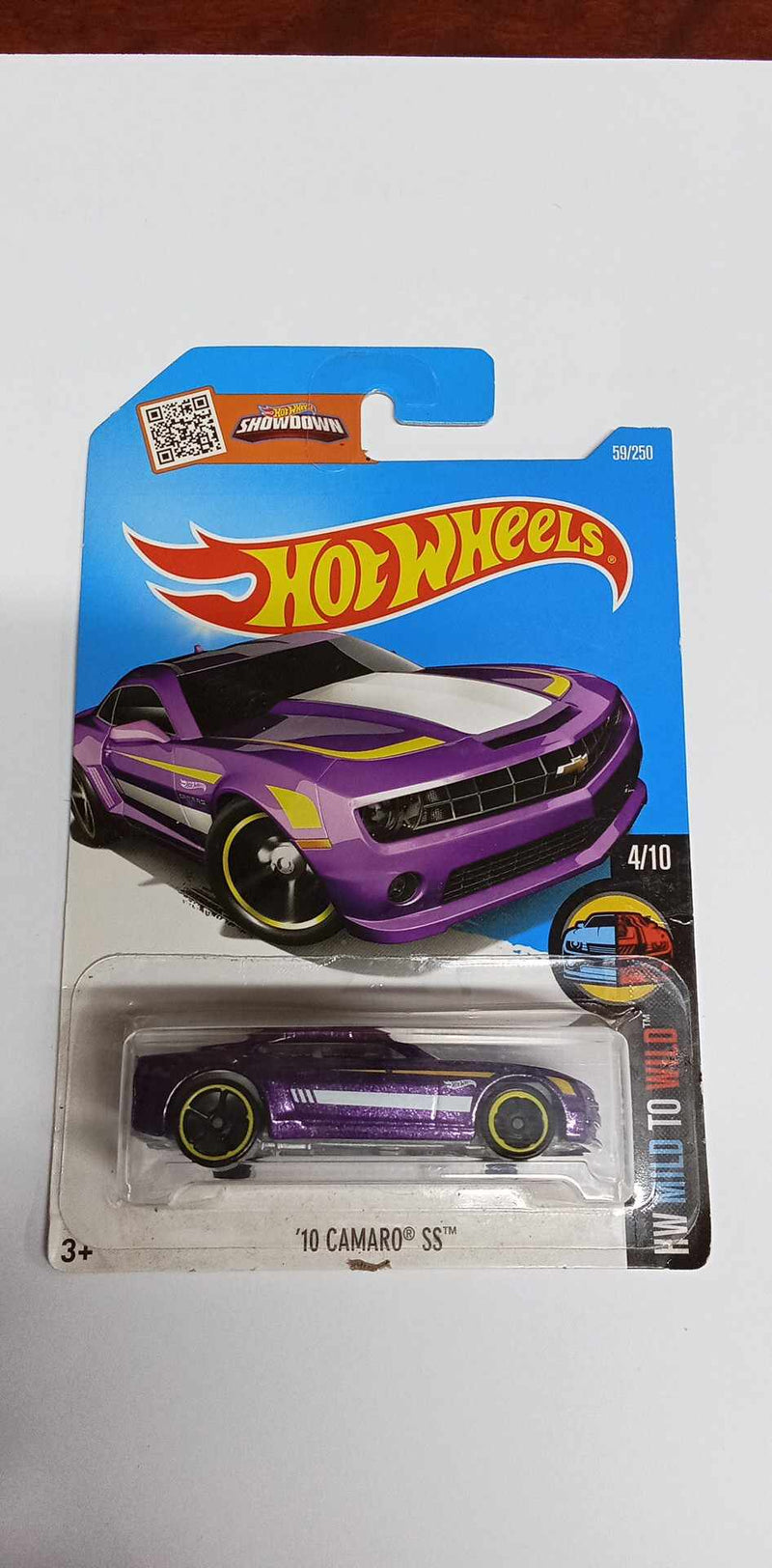 2016 Hot Wheels HW Mild to Wild 4/10 '10 Camaro SS Purple 59/250 (DHP84)