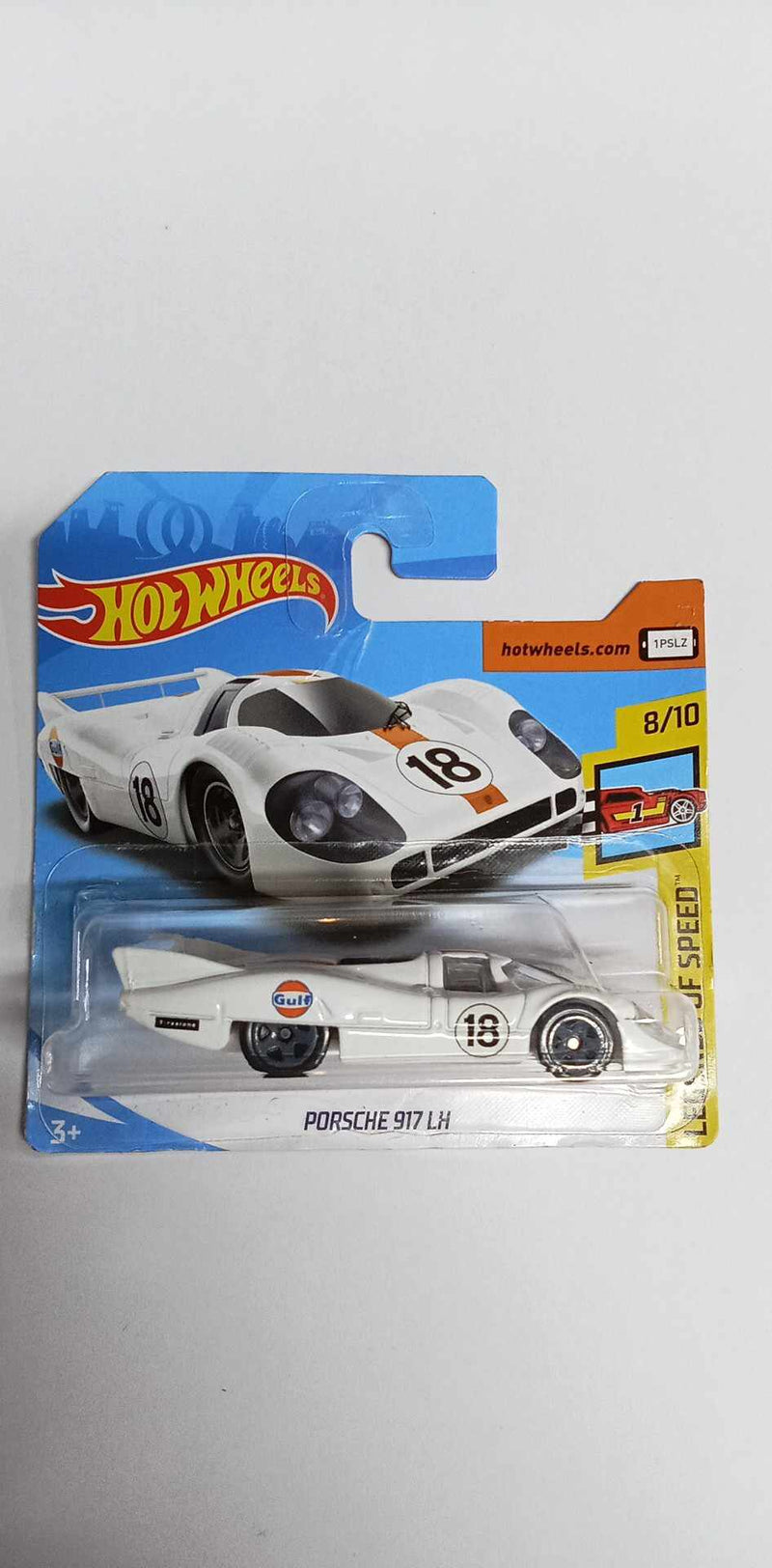 2018 Hot Wheels Porsche 917 LH Legends of Speed #8 --#269 SHORT CARD  (FJY12)