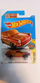 2016 Hot Wheels HW Art Cars CUSTOM '69 VOLKSWAGEN SQUAREBACK 2/10 Red 192/250 (DHX65)