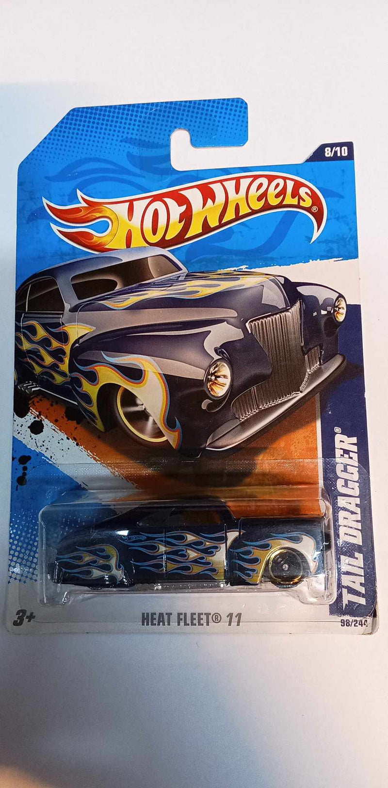 2011 Hot Wheels Heat Fleet #8 Tail Dragger #98  (V5227)