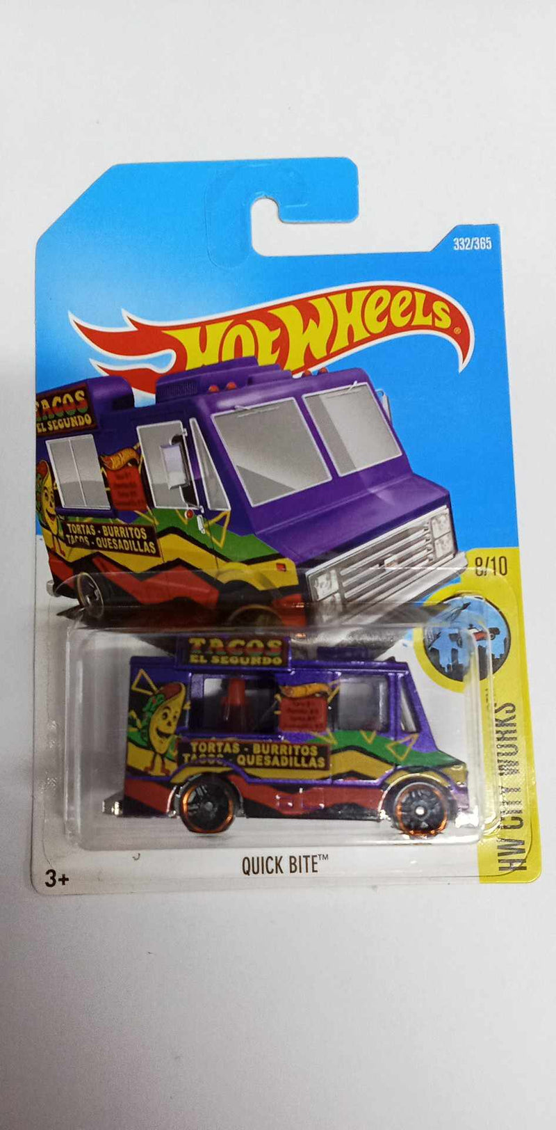 2017 Hot Wheels QUICK BITE #332  - HW City Works #8 -(DTY73)