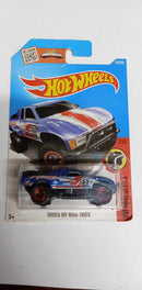 Hot Wheels 2016 HW Daredevils 7/10 Toyota Off-Road Truck 152/250 Blue (DHR55)