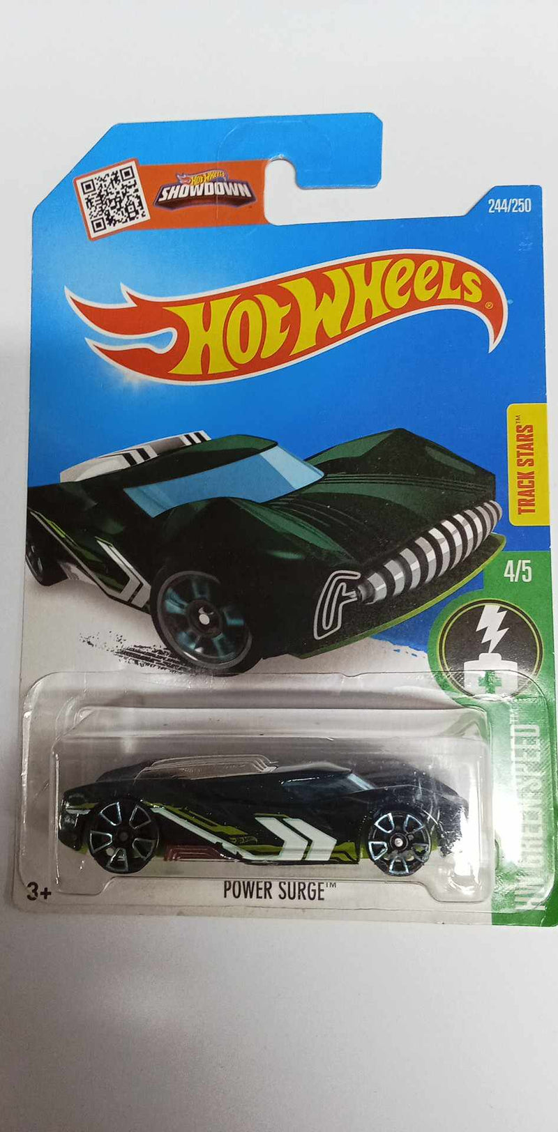 2015  Hot Wheel -Power Surge -HW GREEN SPEED #4--#244 (DHT31)