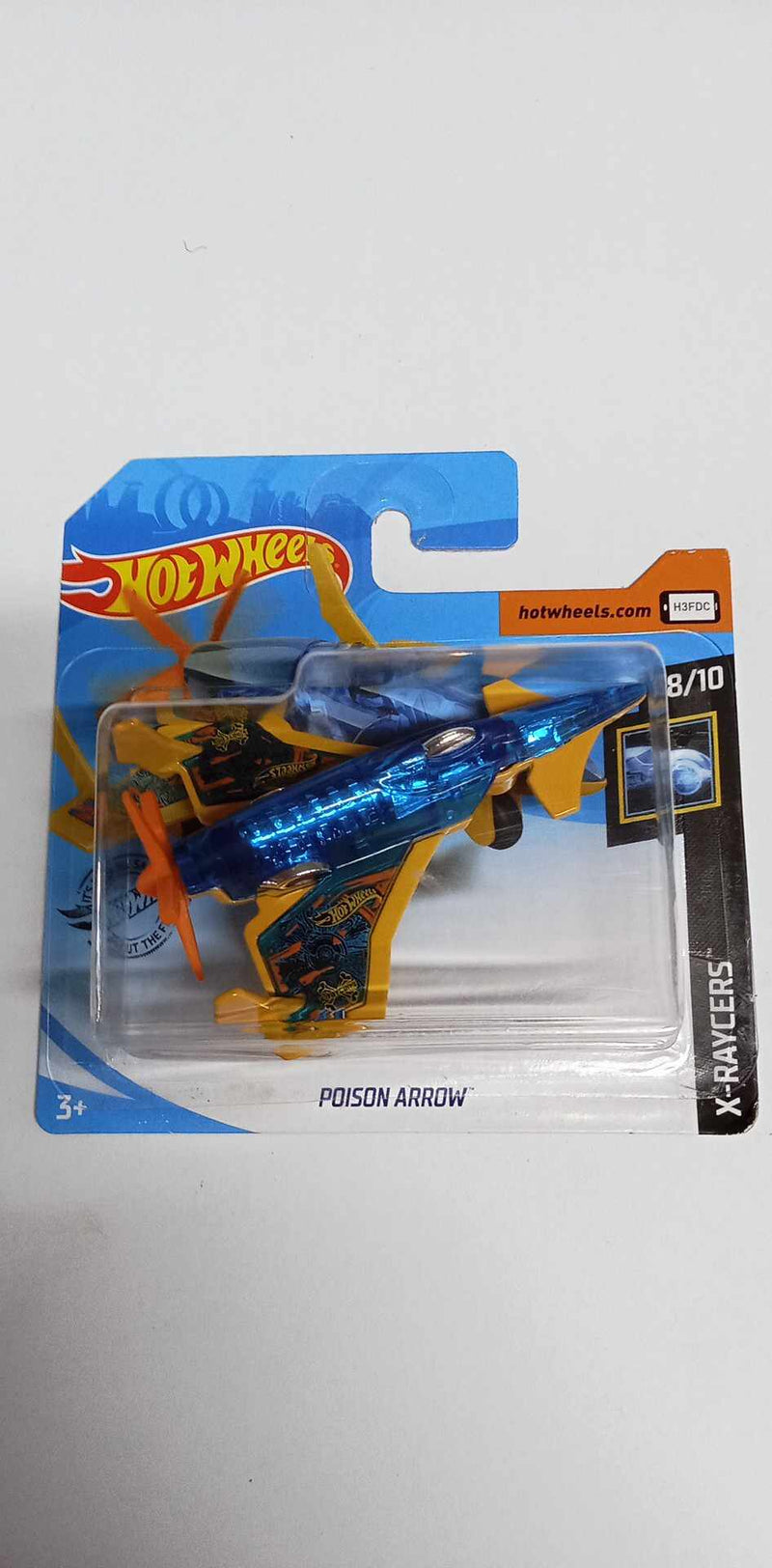 Hot Wheels X-RAYCERS - POISON ARROW  #8/10-#64 SHORT CARD  (GHD57)