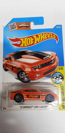 2013 Hot Wheels Chevy Chevrolet COPO Camaro Orange FRAM -HW SPEED GRAPHICS 4/10--179/250 -(DHR75)