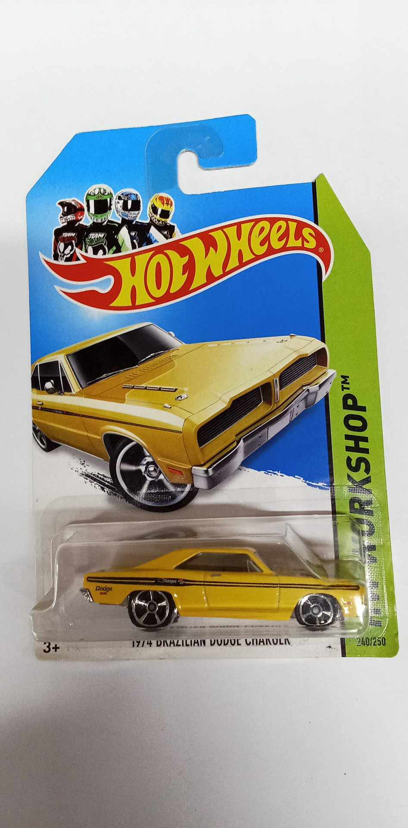 2013 HOT WHEELS - HW Workshop 240/250 - 1974 Dodge Charger (BDD21)