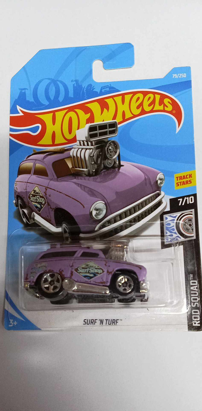 2019 Hot Wheels - Rod Squad 7/10 Surf 'n Turf 79/250 (FYC16)