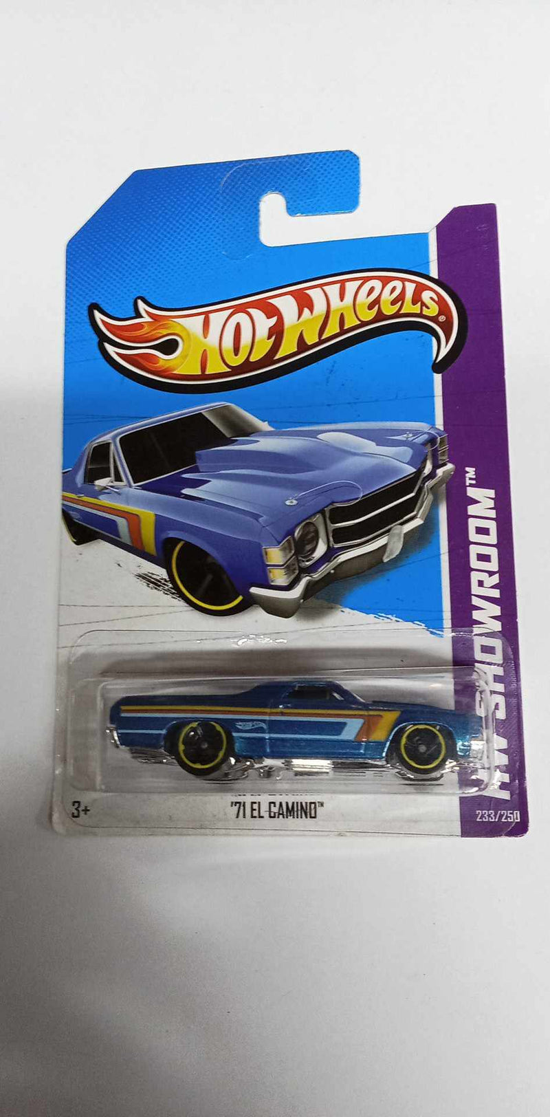 Hot Wheels '71 Chevy El Camino Blue HW Showroom