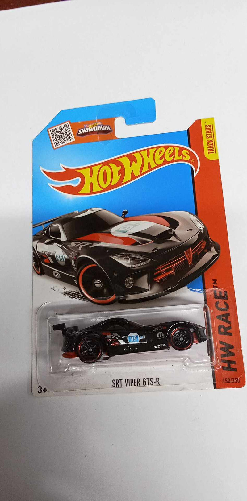 Hot Wheels SRT Viper GTS-R Race Black, HW Race - 150/250 (CFJ64)