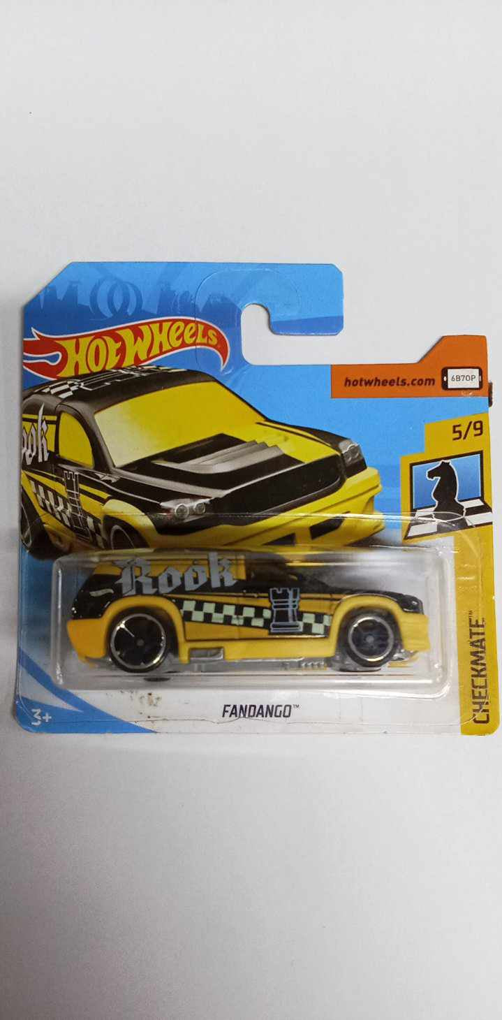 Hot Wheels 2018 Fandango Checkmate 212/365 SHORT CARD  (FJX59)