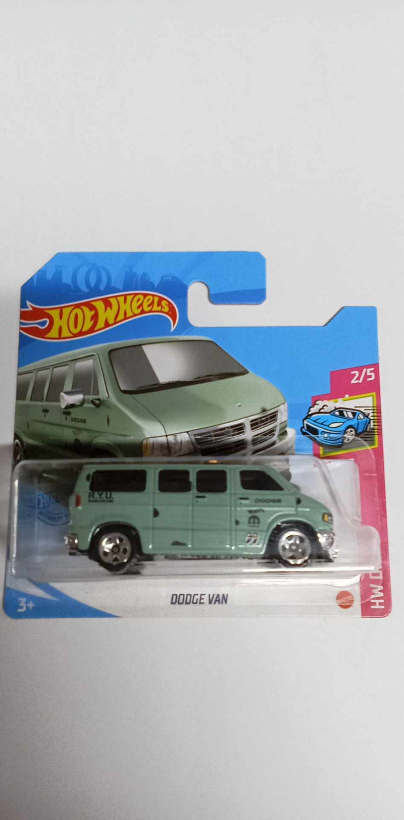 2021 Hot Wheels Dodge Van -HW Drift -2/5 -50/250 -SHORT CARD  (GRX21-SHORT)