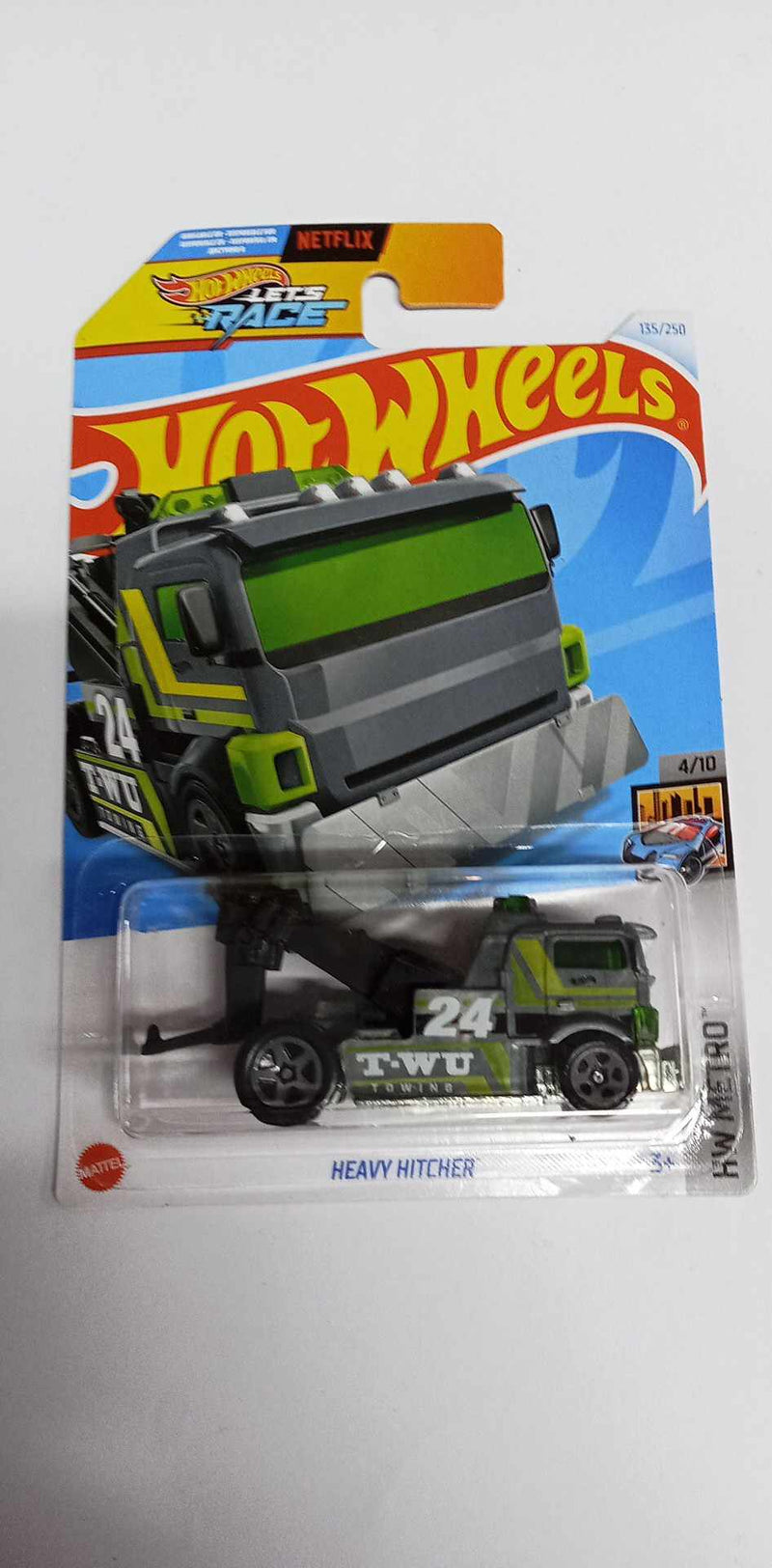 2024 Hot Wheels 135/250 Heavy Hitcher HW Metro 4/10 (HTD68)