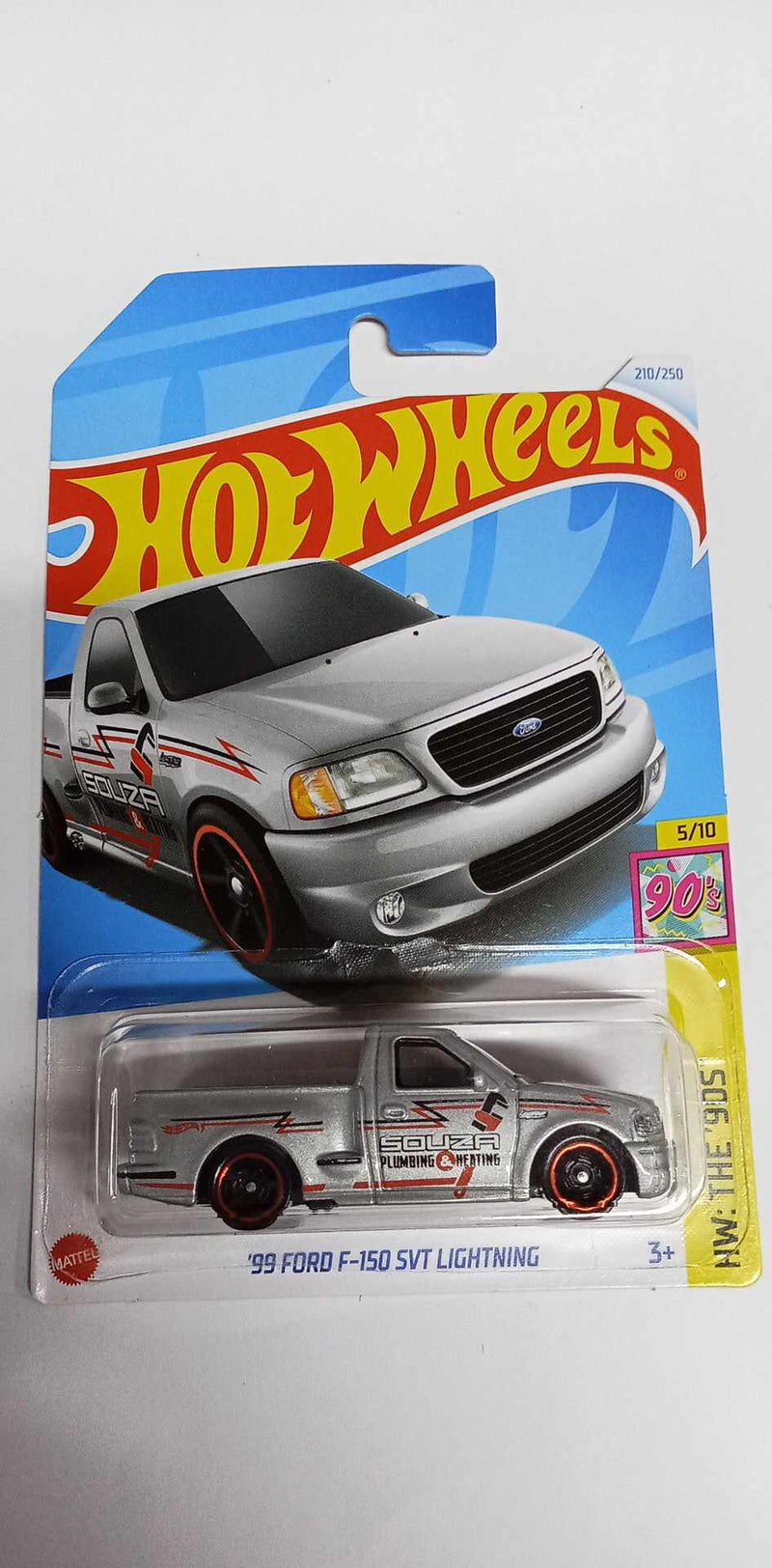 2024 Hot Wheels 210/250 -99 Ford F-150 SVT Lightning, HW: The 90s 5/10 (HTB07)