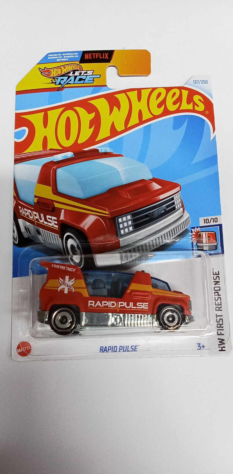 2024 HOT WHEELS- RAPID PULSE - 137/250 HW FIRST RESPONSE  (HTD71)