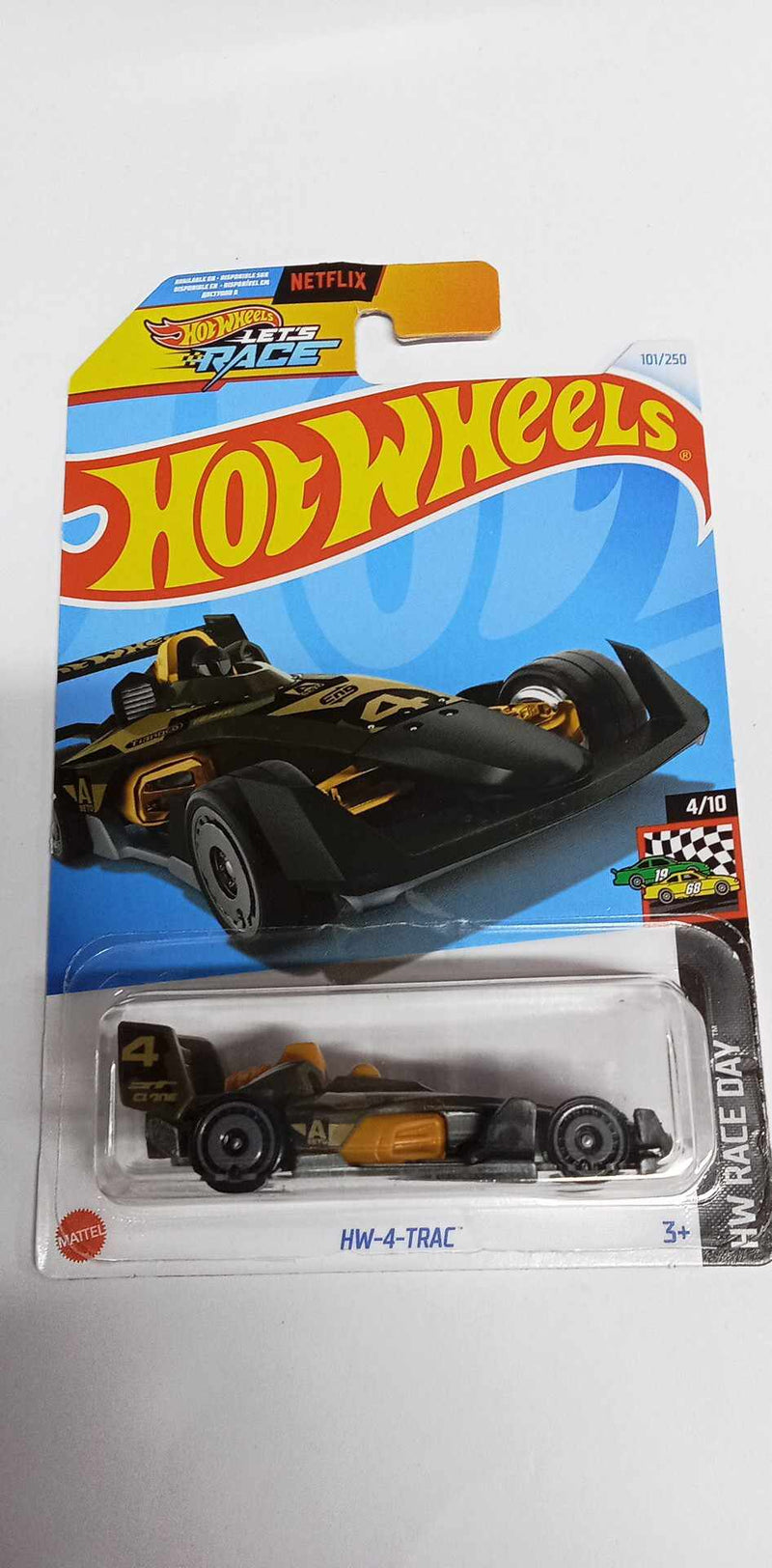 2024 Hot Wheels 101/250 HW-4-Trac HW Race Day 4/10 (HTD81)