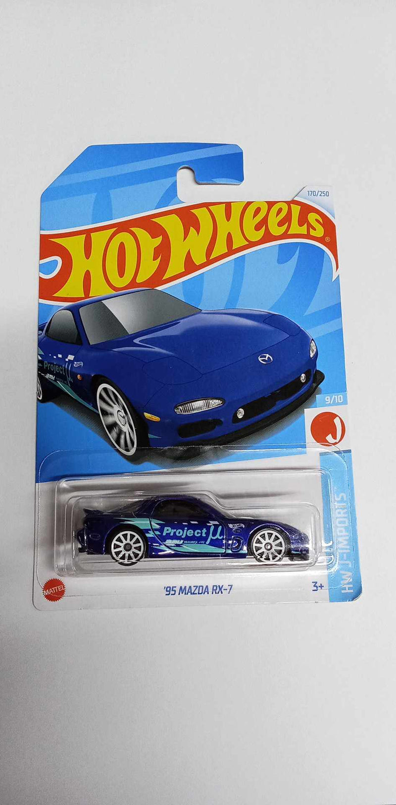 2024 Hot Wheels #170 - '95 Mazda RX7 -HW J-Imports #9 (HTD97)