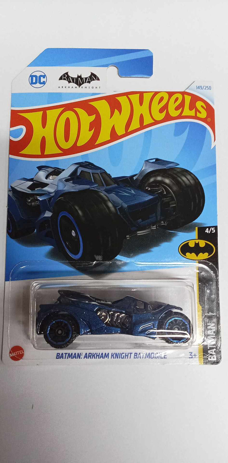 2024 Hot Wheels 149/250  Batman: Arkham Knight Batmobile, -Batman 4/5 (HTD85)