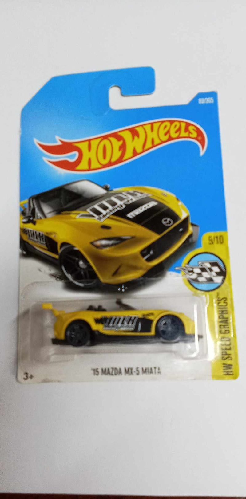 2017  Hot Wheels Mazda 2015 MX-5 Miata  HW Speed Graphics 9/10  80/365 -(DTX65)