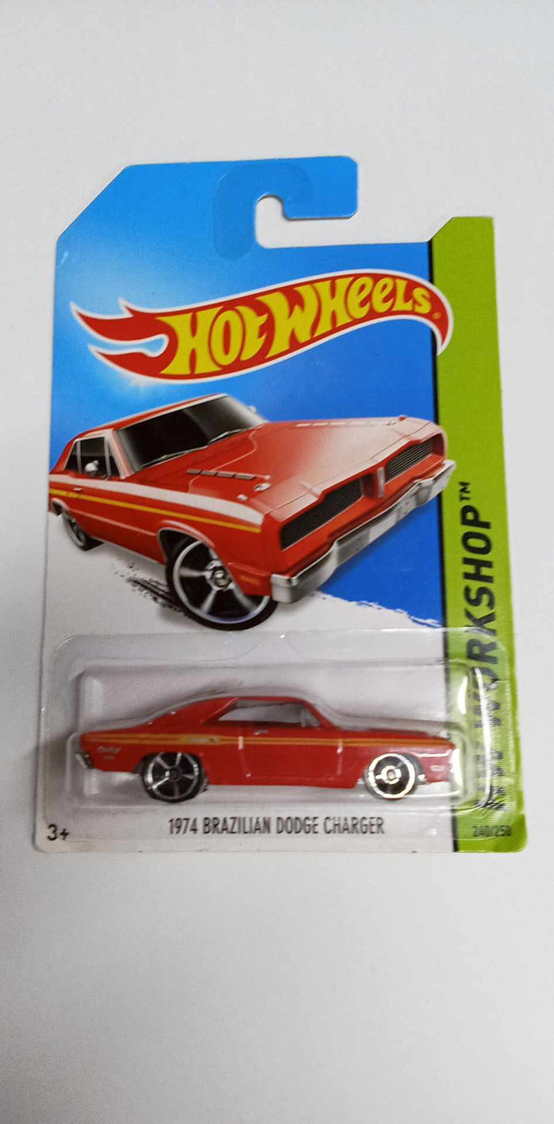 2014 Hot Wheels  HW Workshop-  1974 Brazilian Dodge Charger -240/250 (BFG72)