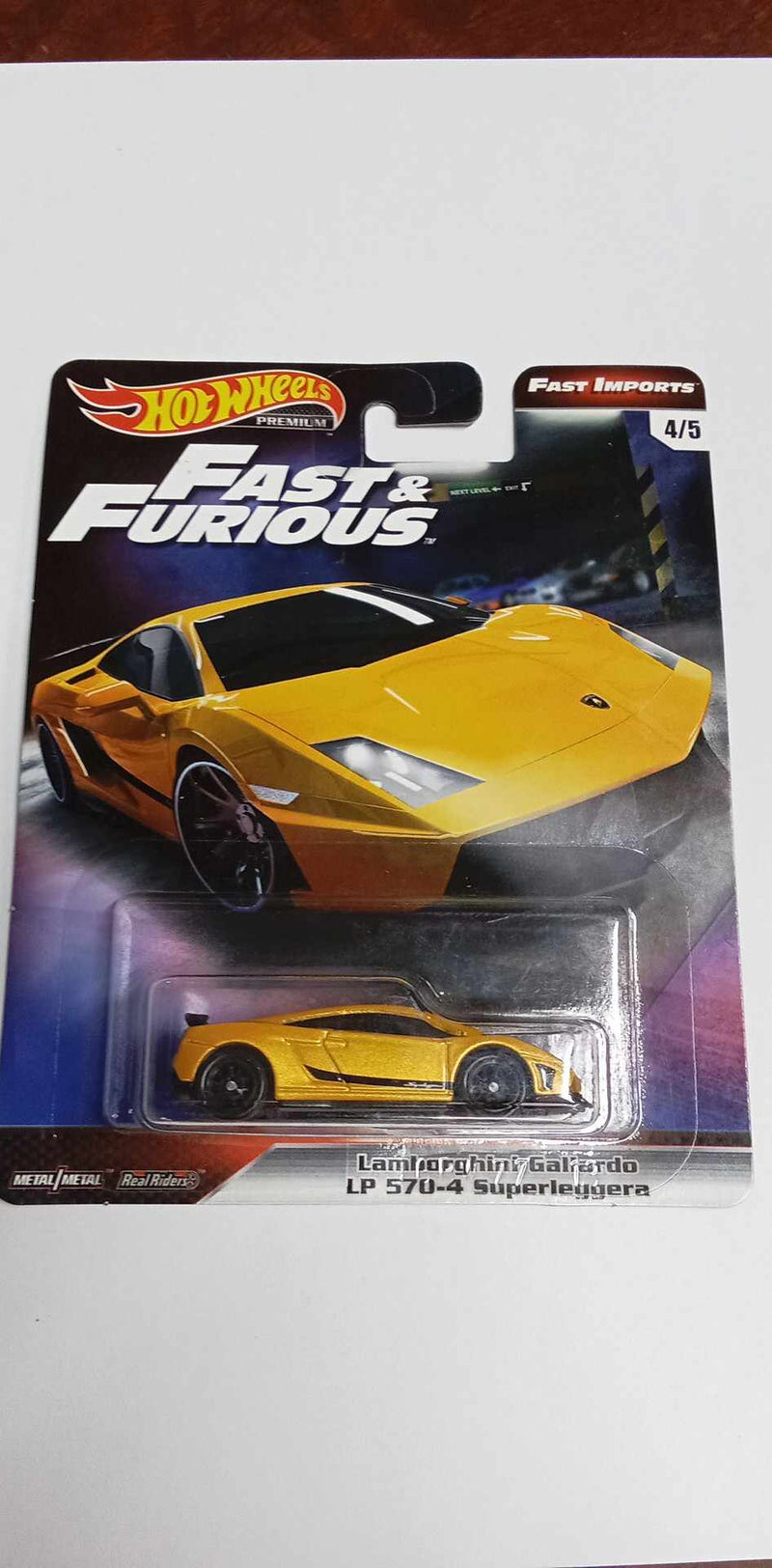 Hot Wheels Fast & Furious Lamborghini Gallardo LP 570-4 Superleggera 4/5 (GBW77)