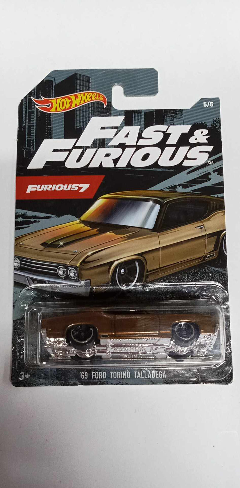 2020 Hot Wheels Fast & Furious 5/5 '69 FORD TORINO TALLADEGA (GJV61)