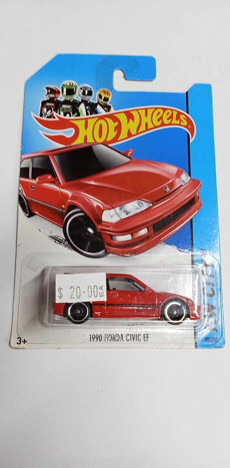 2014 HOT WHEELS -HW CITY- 1990 HONDA CIVIC EF 30/250 (BDC77)