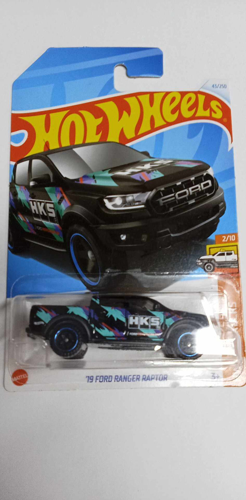 2024 Hot Wheels #43 - '19 Ford Ranger Raptor  (HKS) HW Hot Trucks #2 (HTC29)