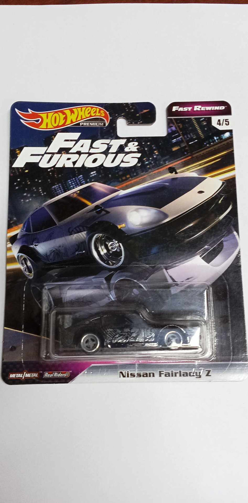 2018 Hot Wheels Premium Fast & Furious -Fast Rewind -Nissan Fairlady Z 4/5 (GHH18)