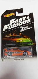 2016 HOT WHEELS "THE FAST AND THE FURIOUS" '94 TOYOTA SUPRA 1/8 (DVG75)