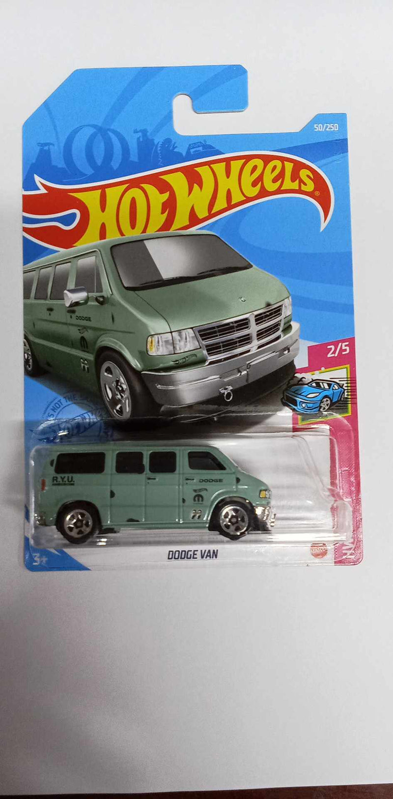 2021 Hot Wheels Dodge Van -HW Drift -2/5 -50/250 (GRX21)