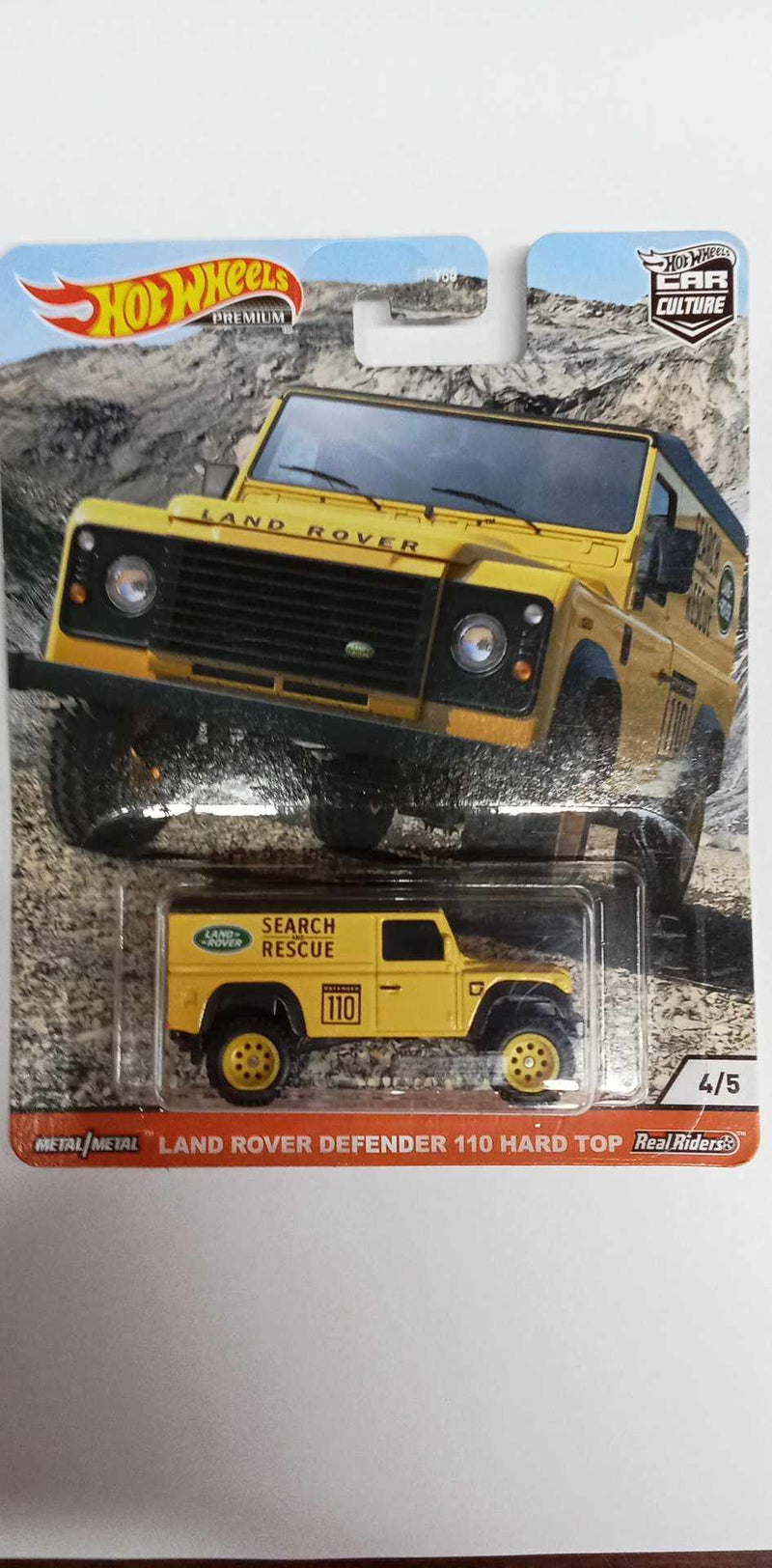 Hot Wheels -Car Culture -Land Rover Defender 110 Hard Top -- (GJP86)