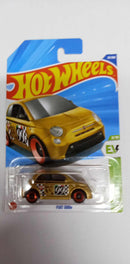 2025 HOT WHEELS -FIAT 500e METALFLAKE GOLD 33/250 HW EV P. (HYW85)