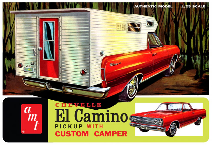 AMT 1965 Chevelle El Camino with Custom Camper (AMT 1364)