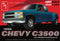 AMT 1996 CHEVROLET C-3500 DUALLY PICKUP EASY BUILD 1:25 SCALE MODEL KIT (AMT 1409)