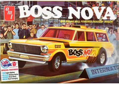 AMT 1/25 Boss Nova Mid Engine Mill Powered Draggin Wagon (AMT 1441)