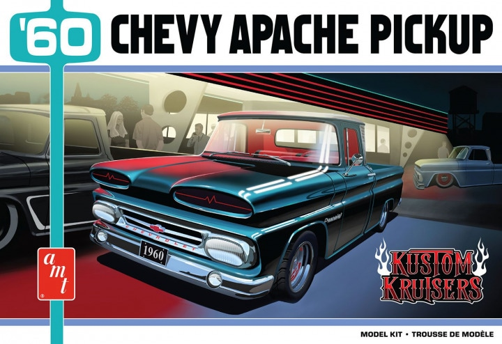 AMT 1/25 1960 Chevy Apache Pickup Street Machine (AMT 1444)